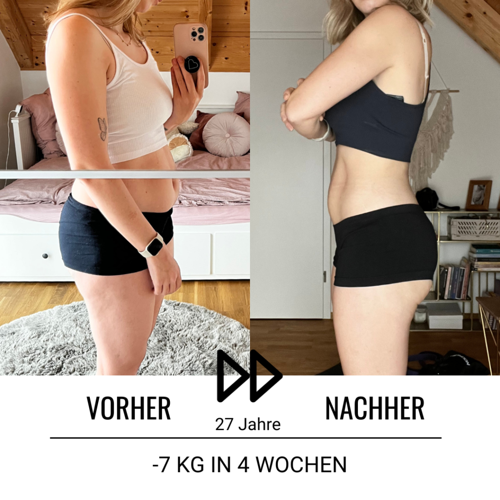 -7 KG in 4 Wochen abgenommen